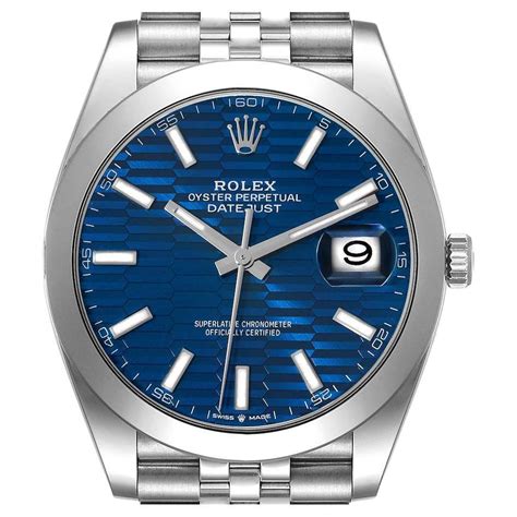 rolex dayjust quadrante blu|rolex datejust 41 review.